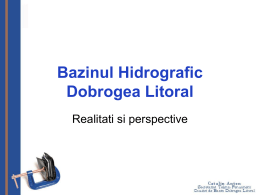 Bazinul Hidrografic Dobrogea Litoral