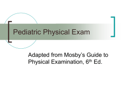 Pediatric Physical Exam