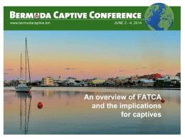 Model 1 IGAs - the Bermuda Captive Conference