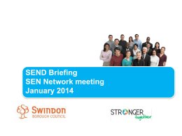 Swindon SEND network Jan30 2014 final