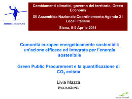 Eco-efficiency through green public procurement in the Province of