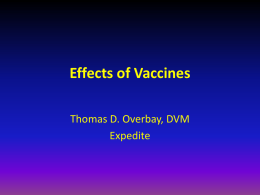 Effects of Vaccines