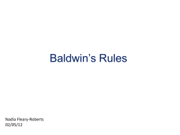 Baldwin`s Rules