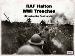 RAF Halton WWI Trenches