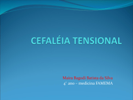 CEFALEIA TIPO-TENSIONAL