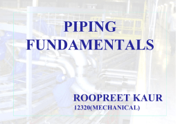 Piping Fundamentals - For Fresh Engineers