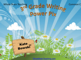 3rd Grade Writing Power Pix