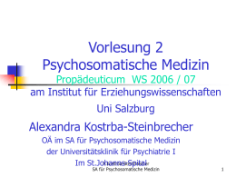 Vorlesung2PsychotherapeutenDr.KOSTRBA