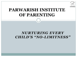 Parwarish Institute of Parenting profile