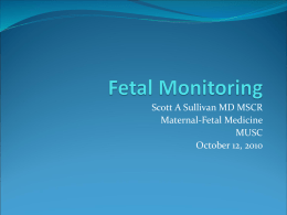 Fetal Monitoring - Palmetto Health