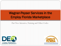 Wagner-Peyser Overview