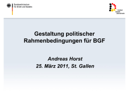 Präsentation Horst Andreas (*)