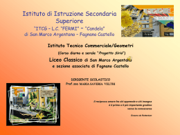Presentazione multimediale dell`Istituto