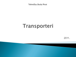 Transporteri - Tehnička škola Pirot