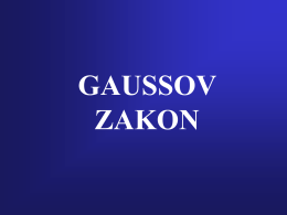 GAUSSOV ZAKON