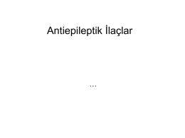 Antiepileptik ilaclar