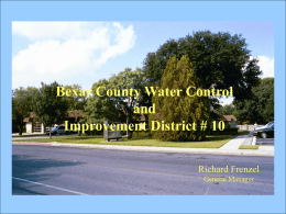 Water District - Bexar County Water Control and Improvement