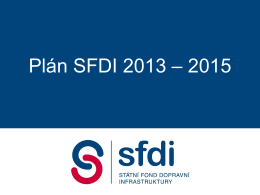 Vývoj rozpočtu SFDI