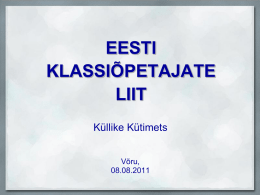 eesti klassiõpetajate liit