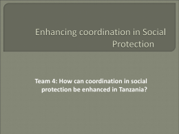 Social protection - Economic Policy Research Institute [EPRI]