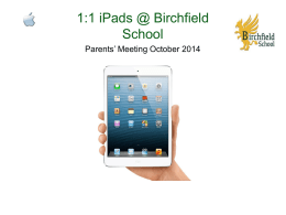Slide 0 - Birchfield School