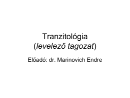 Tranzitologia-levelezo