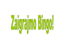 igra eko-bingo
