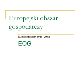 Europejski obszar gospodarczy - zero wiedzy 32 zero wiedzy 32