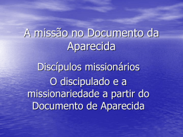 A Missão no Documento de Aparecida