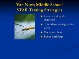 Pinacate Middle School Standardized Test Prep