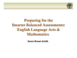 NEW***PowerPoint from Karen Brown Smith`s Preparing for the