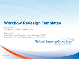 PPTX Workflow Redesign Templates Presentation