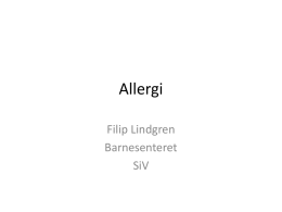 Allergi (Filip Lindgren)