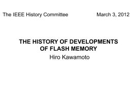 Flash_Memory_Kawamoto_120303_Histroy_PP_Presentaion