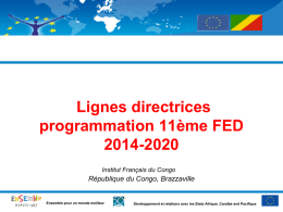 Lignes directrices programmation 11ème FED 2014-2020