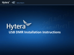 USB Driver DMR Installations How To