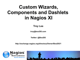 Troy_Lea_NWC-2012 Custom Wizards, Components and