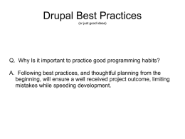 Drupal_Best_Practices