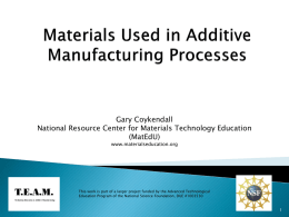 PPT - Materials Education