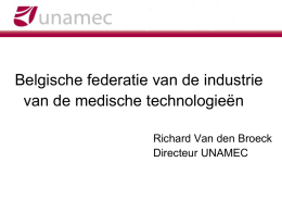 Medical devices sector in Belgium