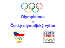 Olympismus a Český olympijský výbor