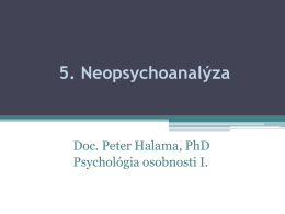 Neopsychoanalýza