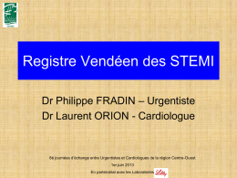 STEMI Registre Vendéen