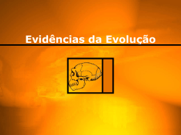 Evidências da Evolução - 3º ano (Ensino Médio)