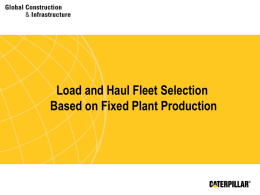 Fleet Selection based on Target Production