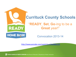 PPT - Currituck County Schools