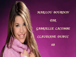 Gabrielle, Claudiane: Marilou