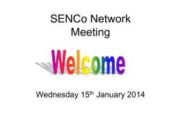 Senco Network - SchoolsOnline