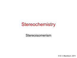 Stereochemistry