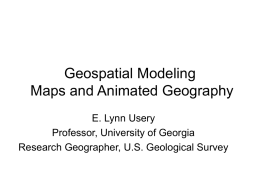 Geospatial Modeling - University of Georgia